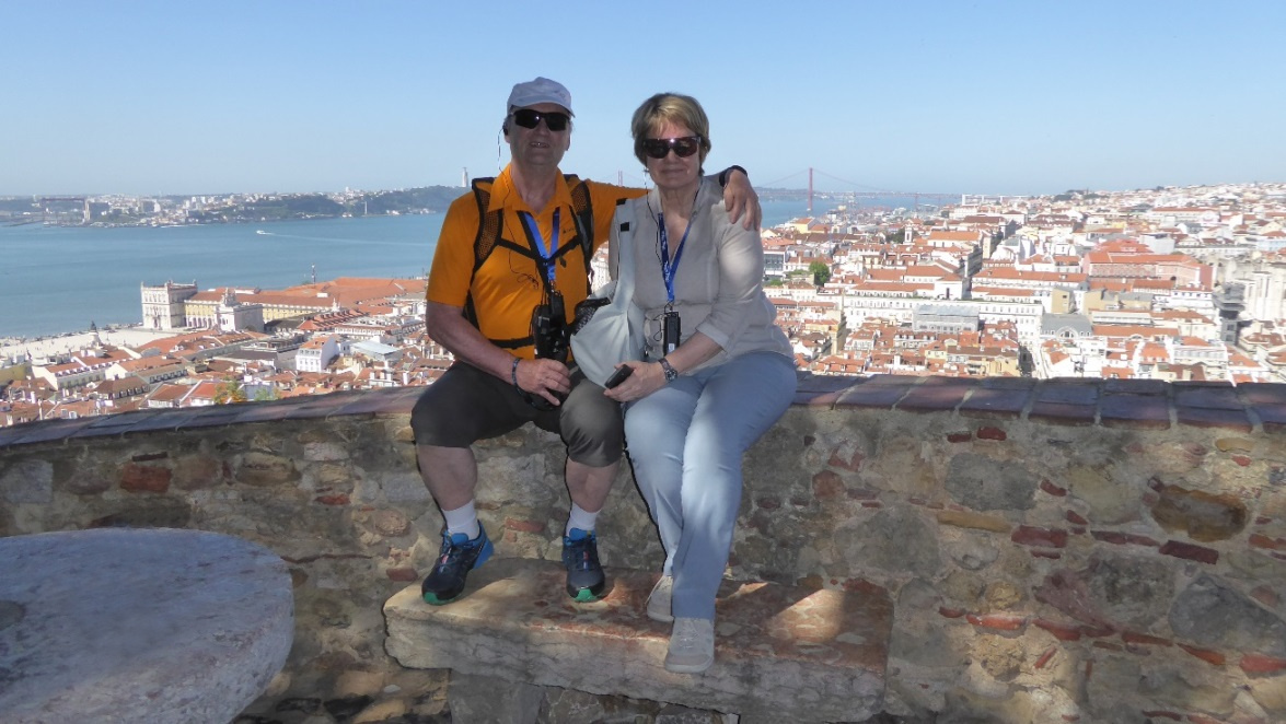 Hoch über Lissabon