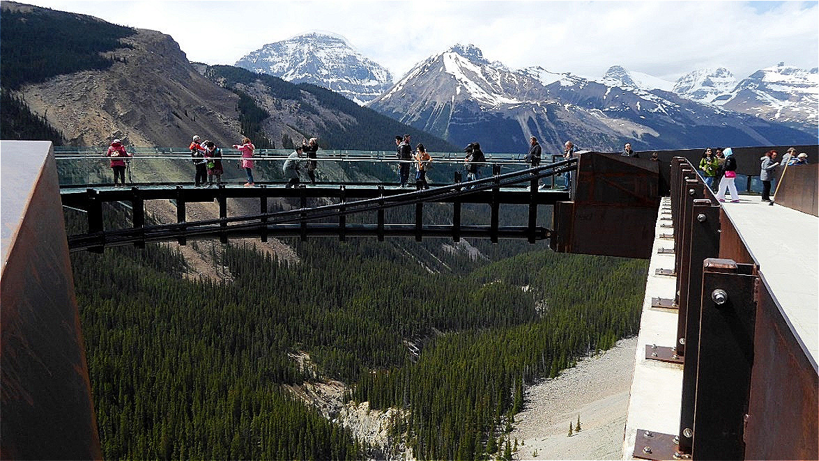 In schwindelnder Höhe