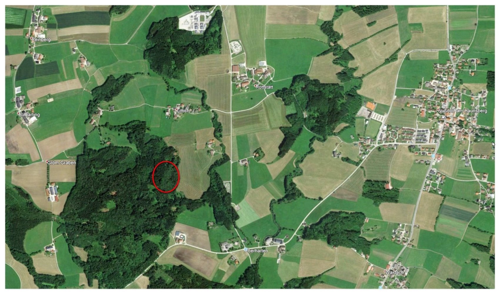 Karte - Lageplan Wallanlage Wachtberg