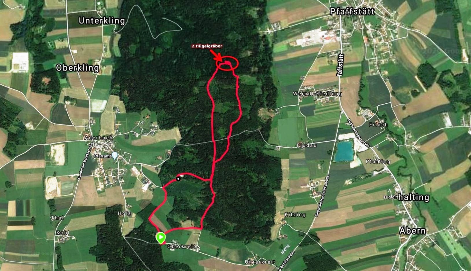 4. April 2020    Hügelgräber-Auerbach 1 - Siedelberg