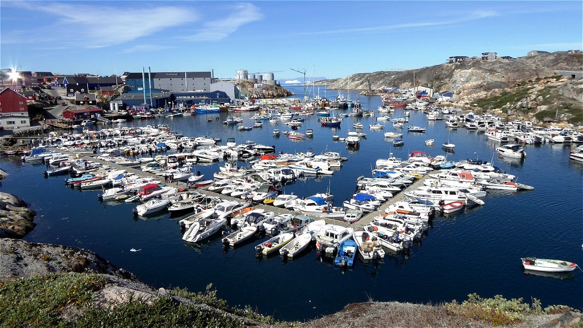 Der geschützte Yachthafen