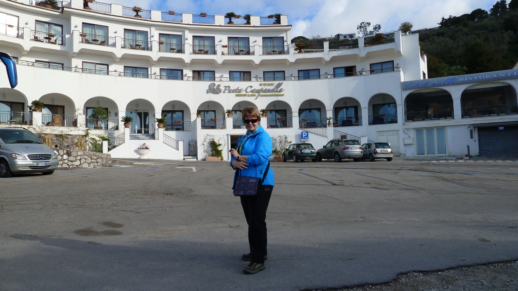 Das Hotel in Marina del Cantone
Von hier starteten wir unsere täglichen Wanderungen