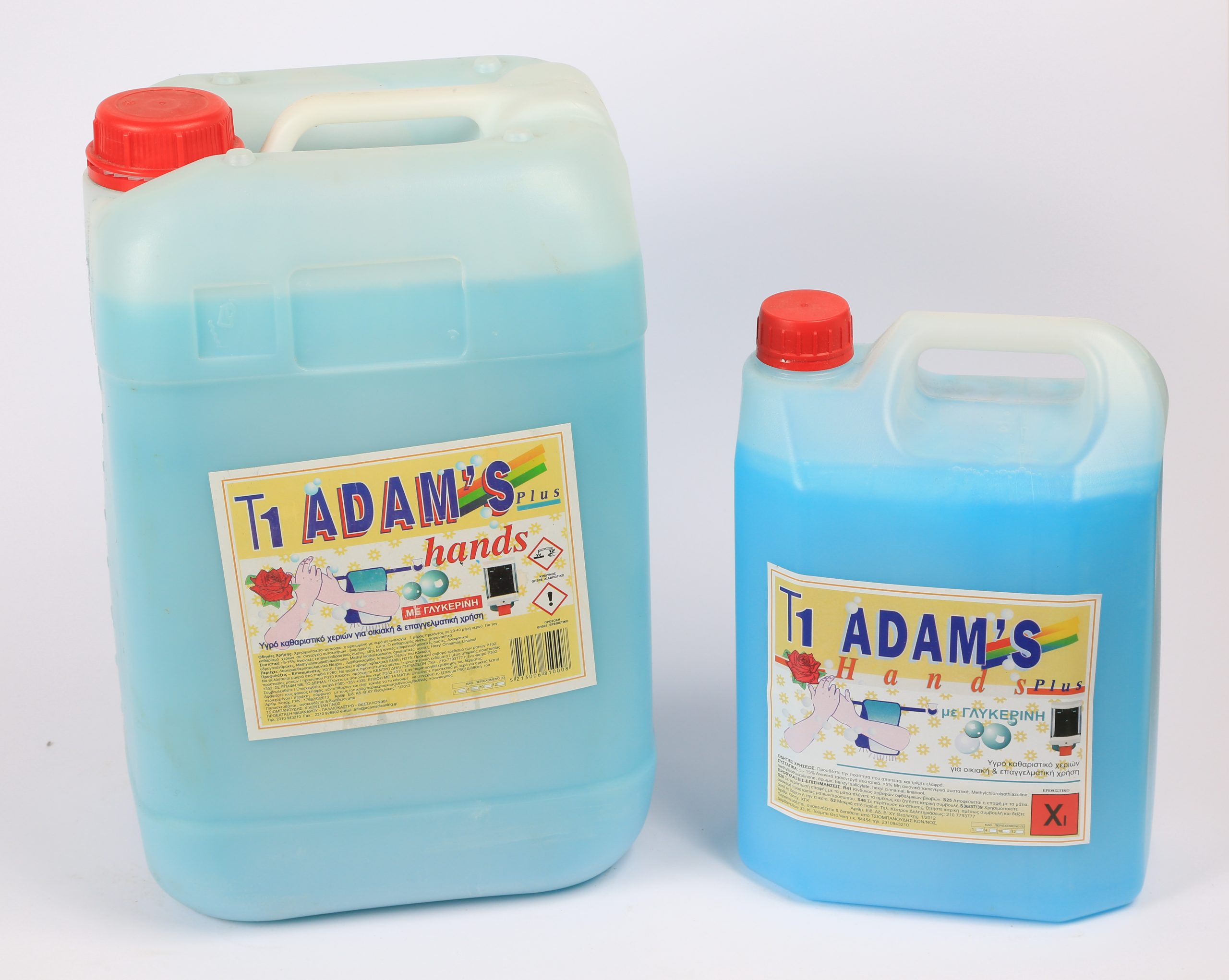 Υγρό Χεριών 4L Adams Μπλέ