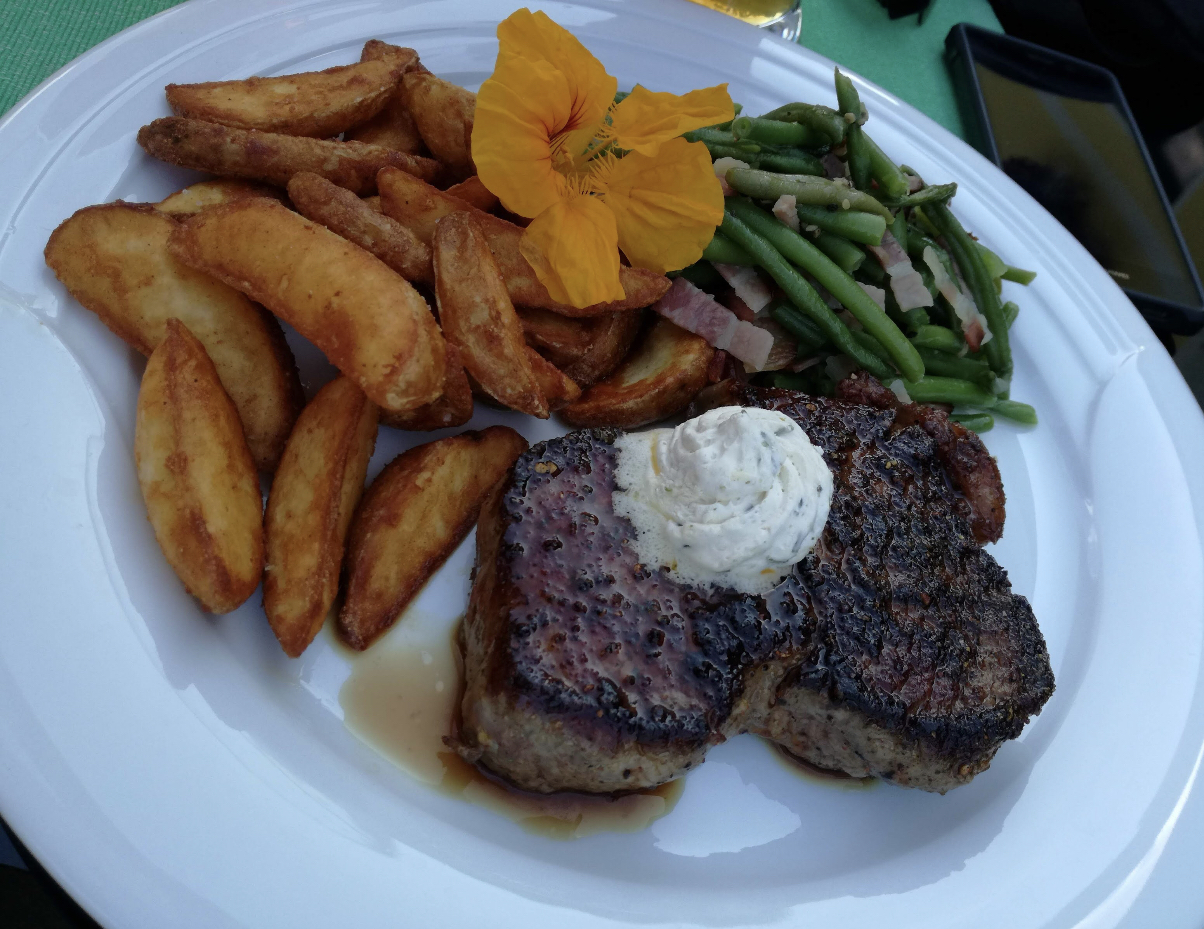 gegrilltes Rumpsteak
