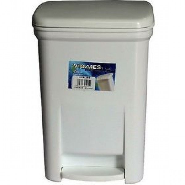 Χαρτοδοχείο ΒΜΣ με πεντάλ ( Λευκό - Μαύρο - Γκρί ) 5 - 20 - 40L