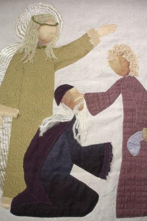 "Saint Raphaël, Tobie et Tobias"
Saint Raphael, Tobie and Tobias
