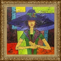Decor Art:Ženska s klobukom 4