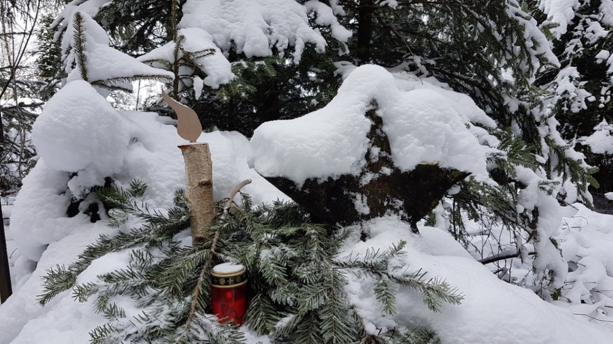 Bibelweg im Schnee