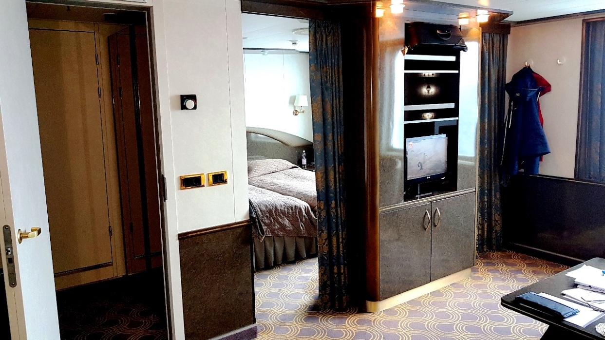 Blick ins "Schlafzimmer"