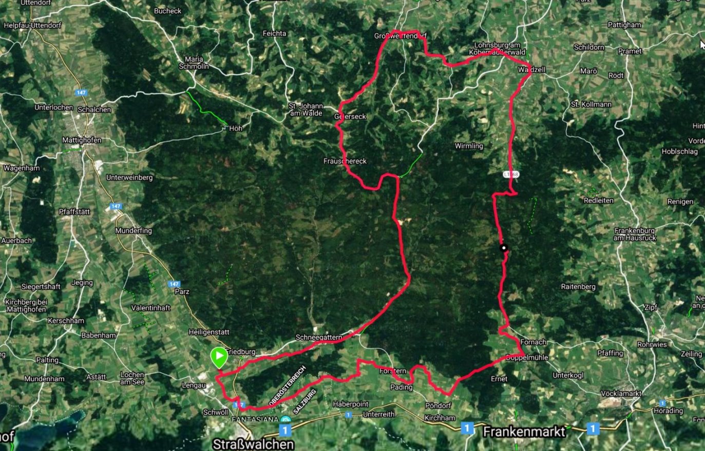24. Juni 2020   Redltal Süd - Waldzell-Lohnsburg-Hochkuchl-Frauschereck