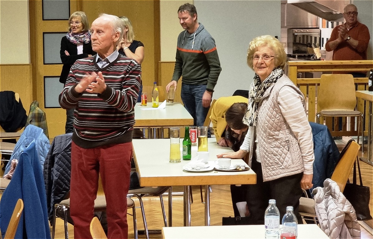 Alle waren beeindruckt und gerührt !