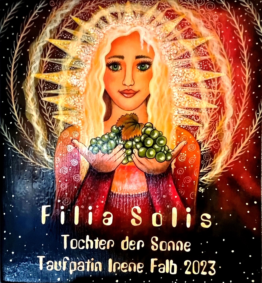 Weintafel gestaltet von Sandra Falb