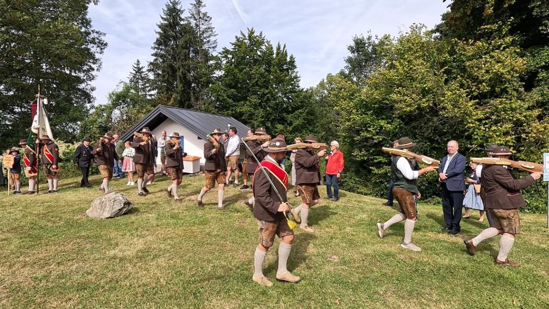 Abmarsch zum Reihenfeuer