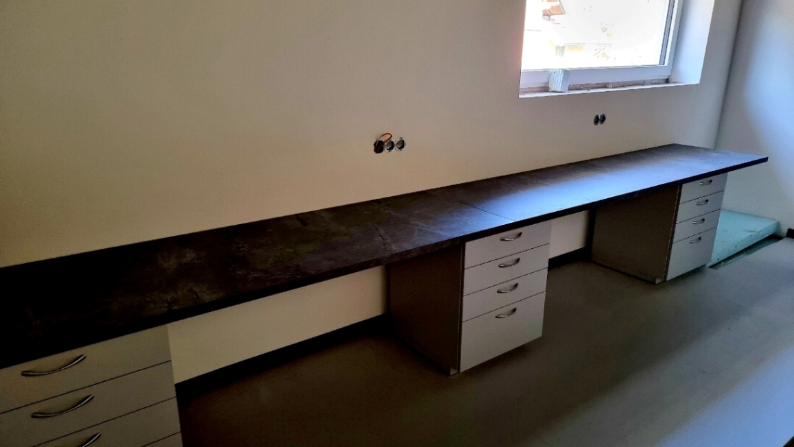 Arbeitsbereich im Obergeschoß