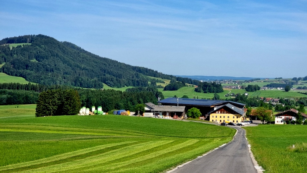 Block nach Nordwesten - Richtung Straßwalchen
