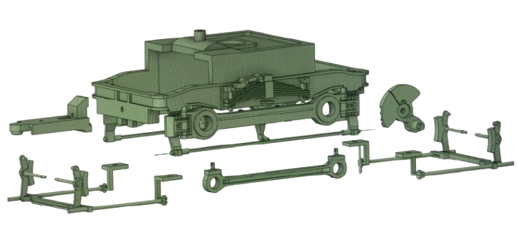 2095 27-KPL - 2095 LGB Drehgestell 2095 27-KPL - 2095 LGB Drehgestell