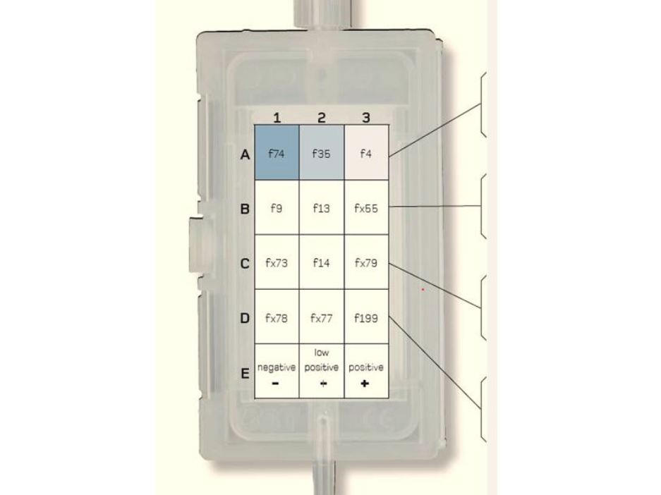 Serasreen Rapid testna ploščica