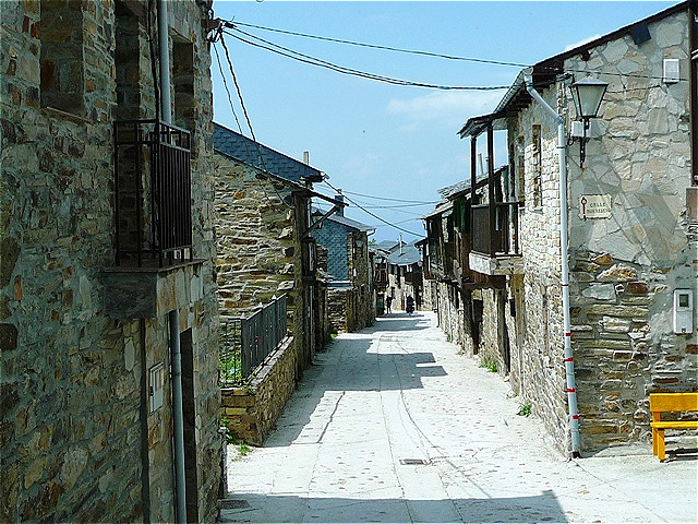 El Acebo - enge Dorfstraße