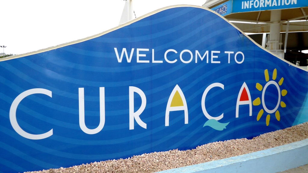 Begrüßung im Hafen von Willemstad