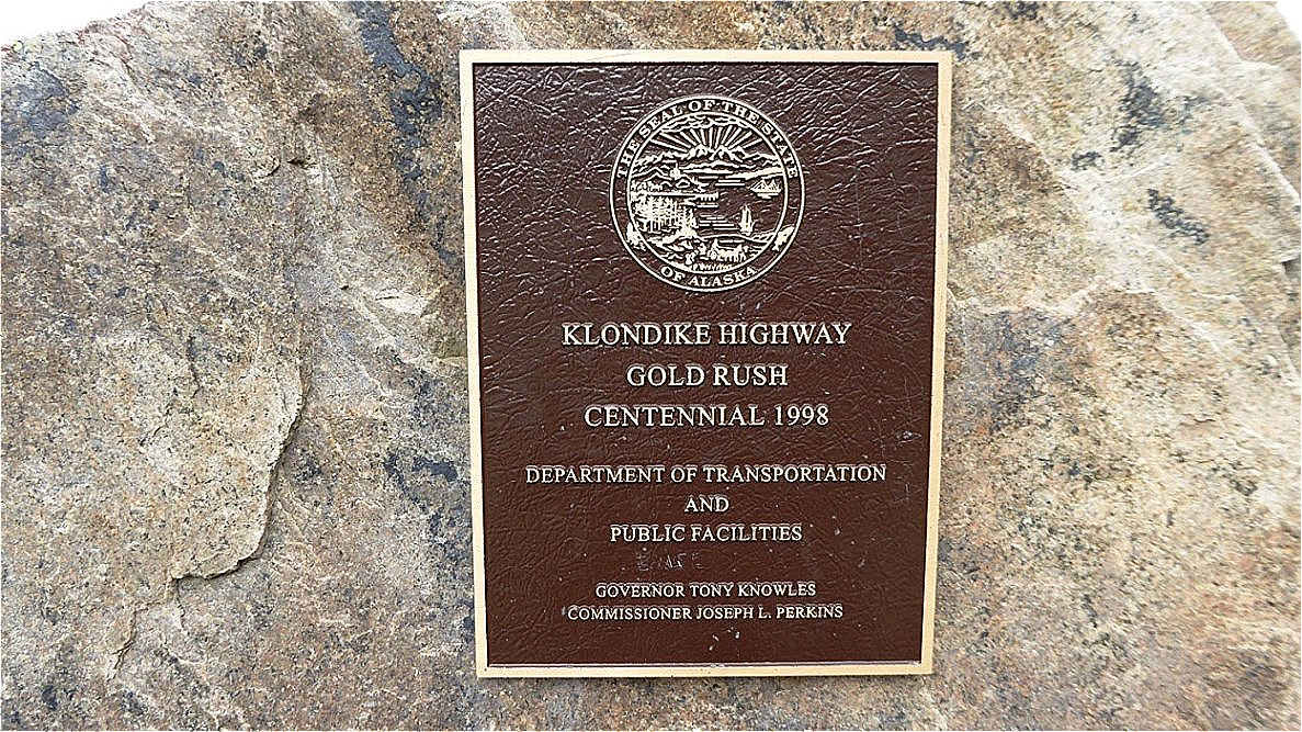 Jahrhundert - Tafel (Goldrausch 1898)