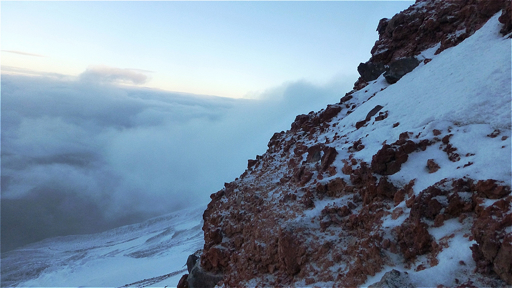 Das Wetter schlägt innerhalb von wenigen Minuten um !