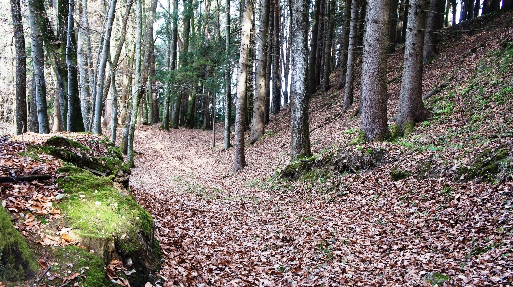 Im Graben auf der Westseite