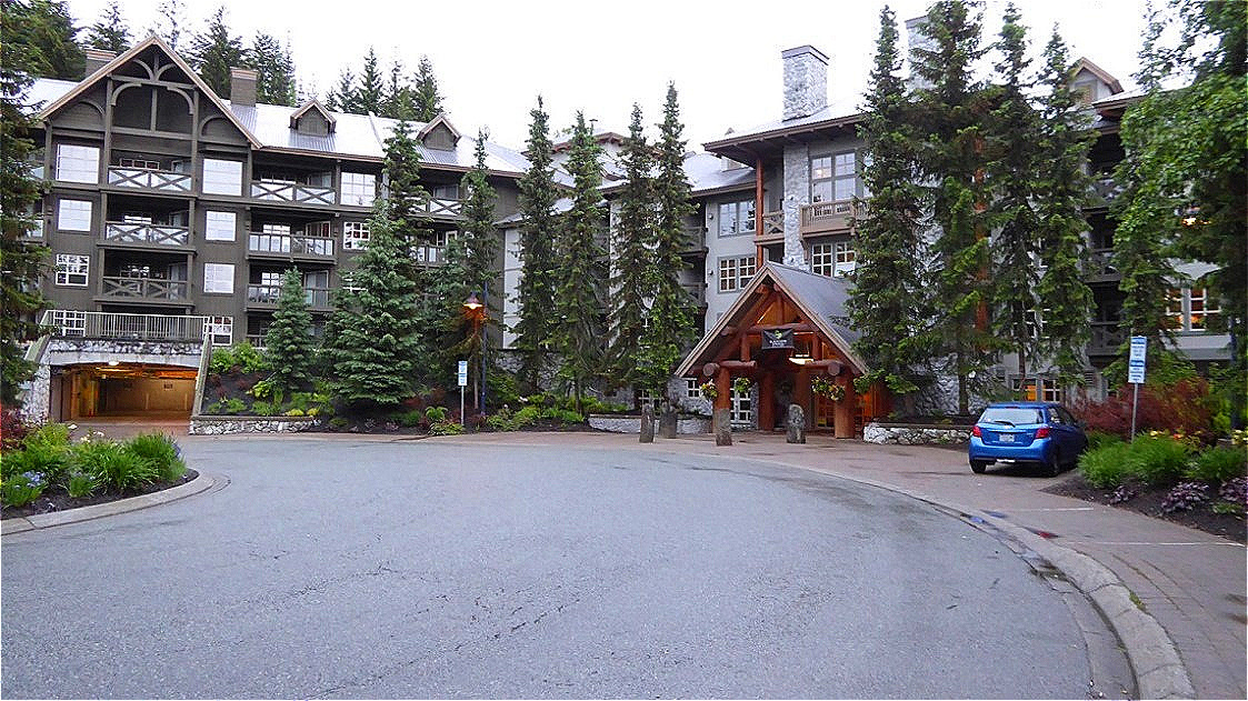 Wir übernachten in den Blackcomb Spring Suites