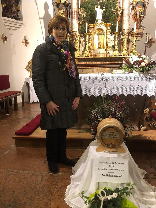 Taufpatin Hedi Eidenhammer