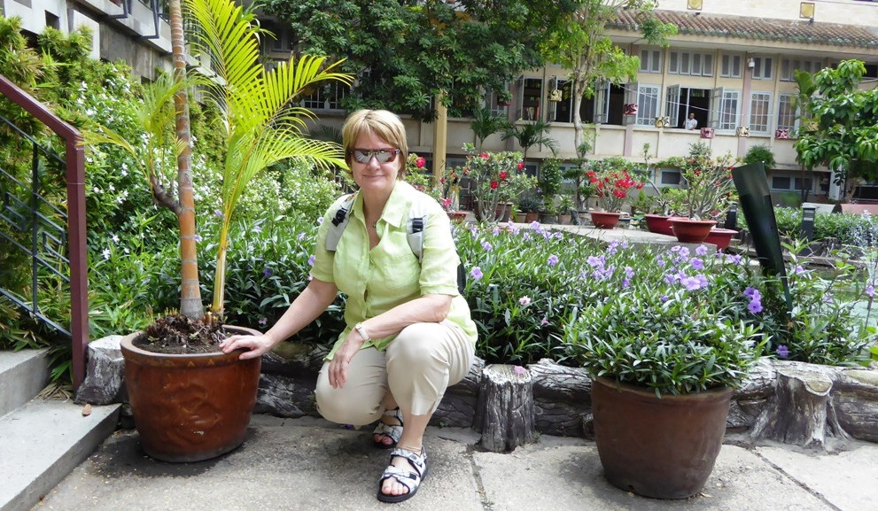 Im Innenhof des Museums