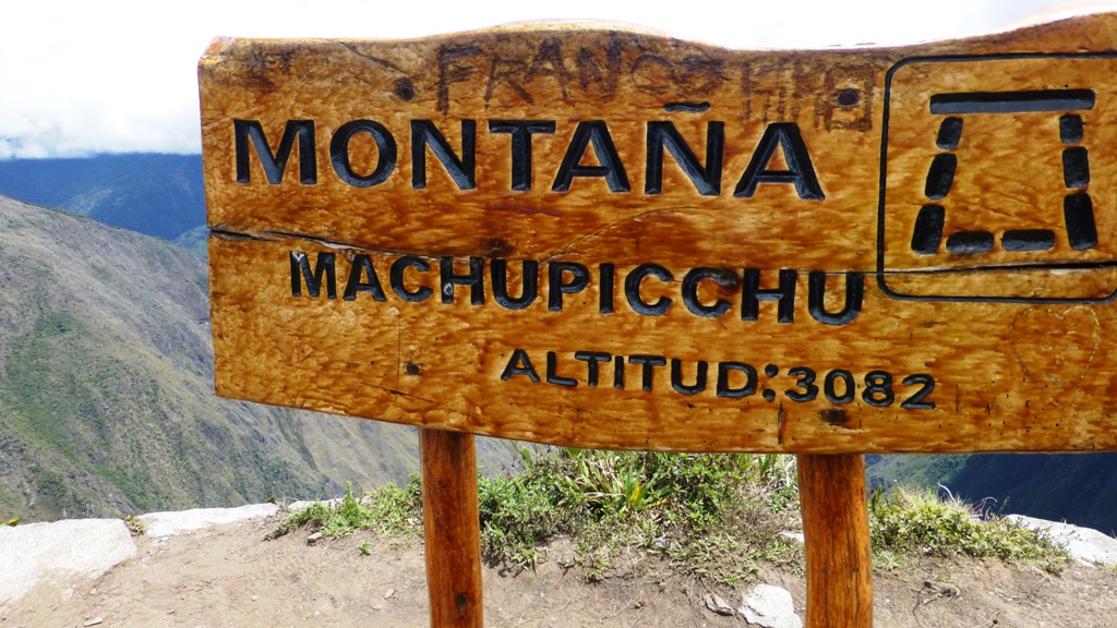Auf dem Gipfel
Machpicchu  in 3.082 m Seehöhe