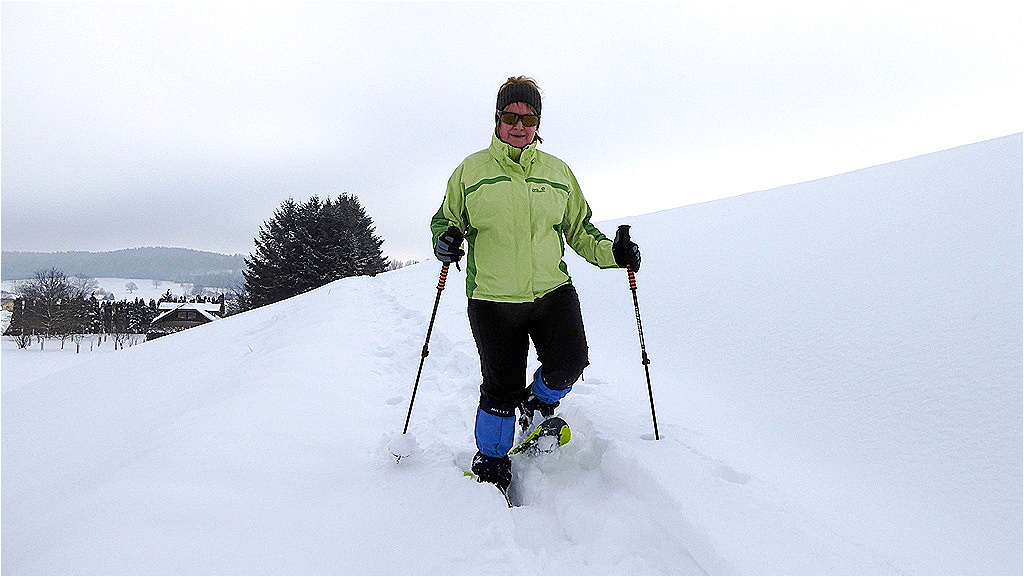 Unterwegs im Neuschnee