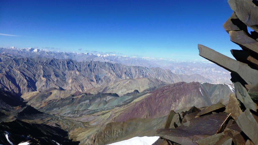 Blick zur Karakorum - Gebirgskette