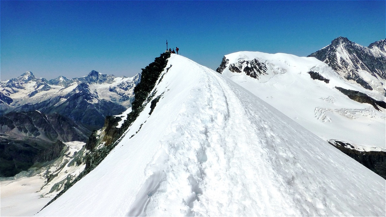 Gipfelgrat Allalinhorn 4.027 m