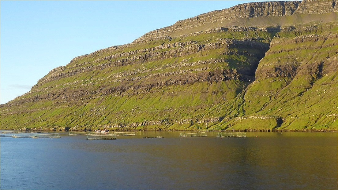 Deutlich erkennt man die Schichten