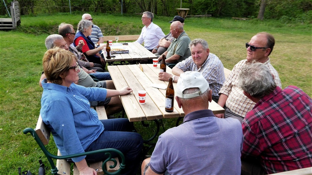 Nettes Beisammensein