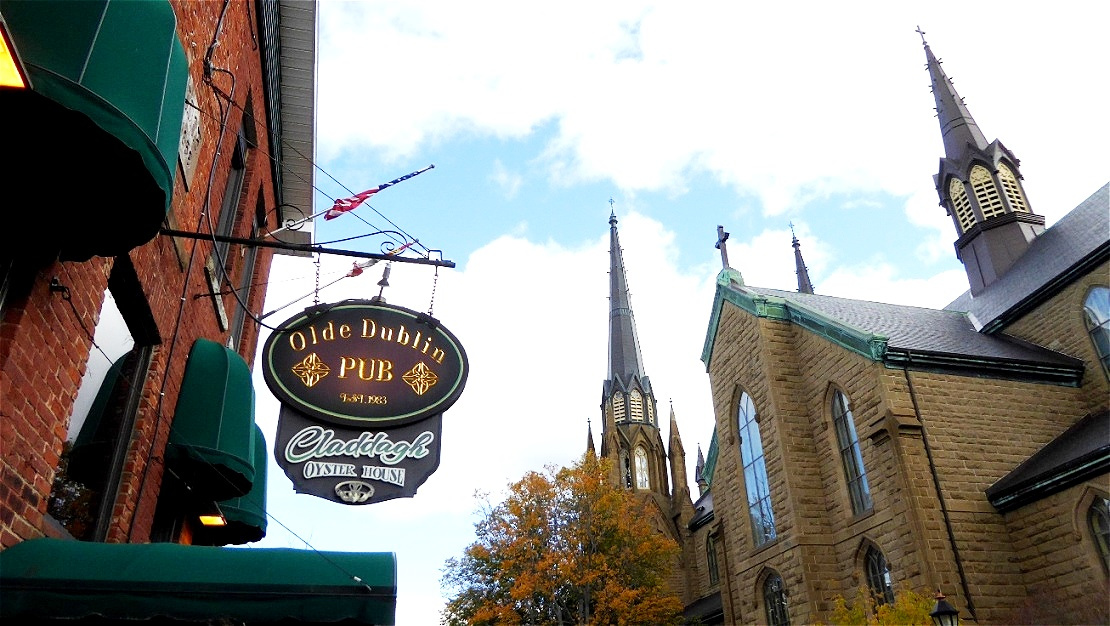 Auf dem Weg zur St. Dunstan's Basilika