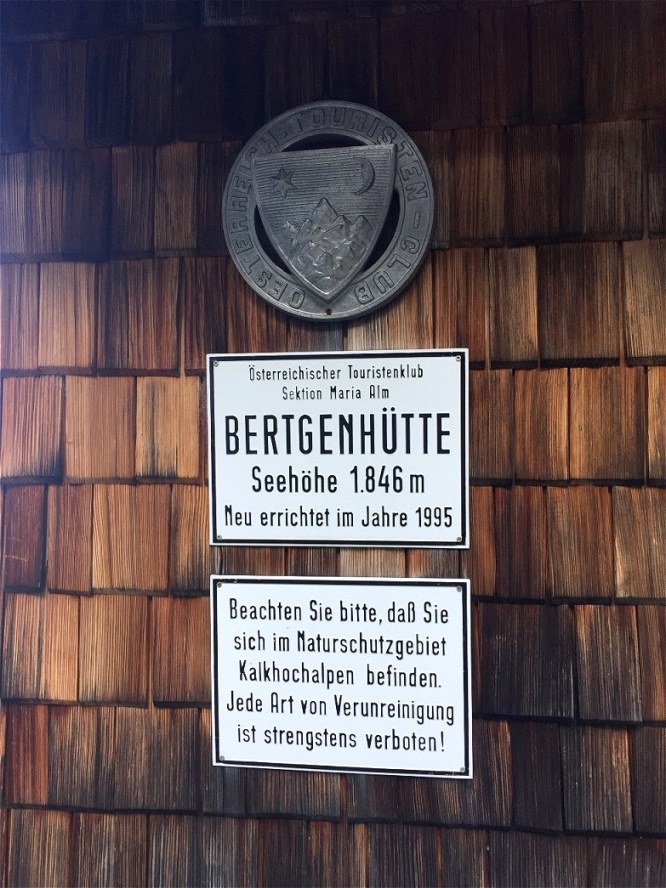 Start in Hinterthal und Aufstieg über die Bertgenhütte