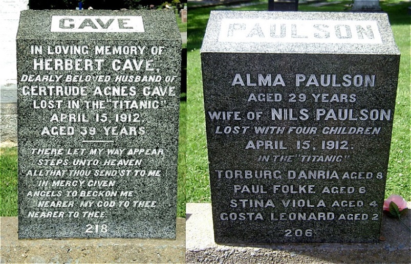 Inschriften für Familienmitglieder