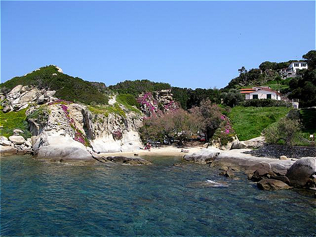 Kleine Bucht kurz vor Sant Andrea