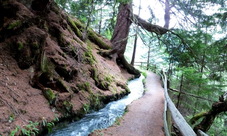 Parallel zum Berkwaal versorgen noch zwei weitere Waale die hochgelegenen Äcker und Wiesen mit Wasser