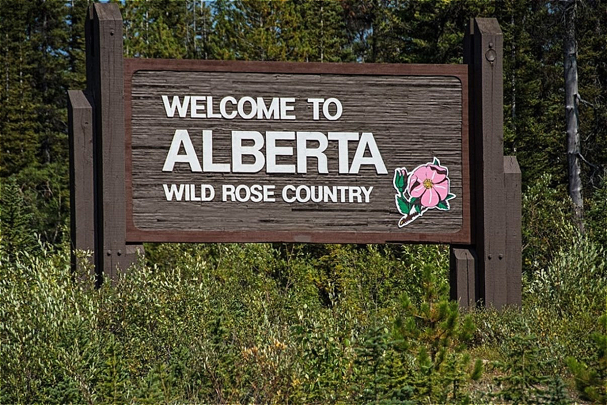 Start in der Provinz Alberta