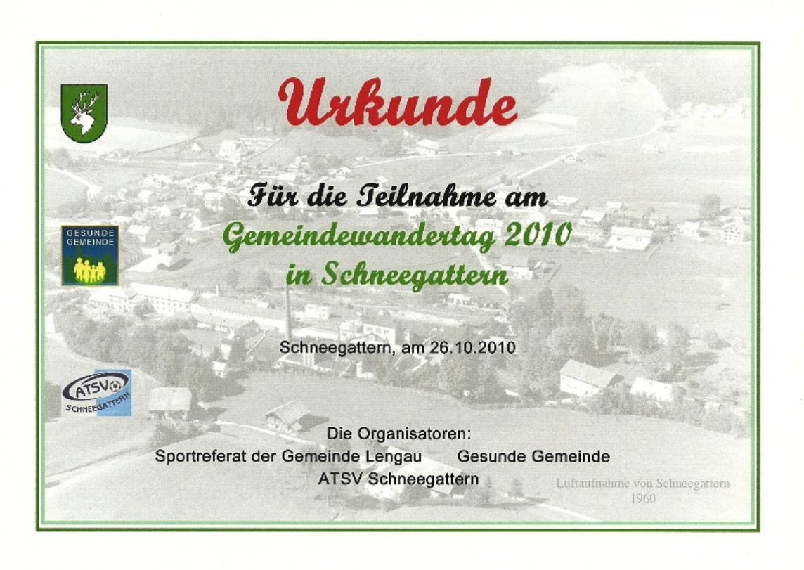 Gemeindewandertag 2010