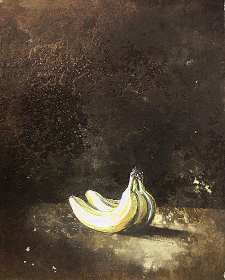 Bananas (painting galerie art robert deniau mougins)