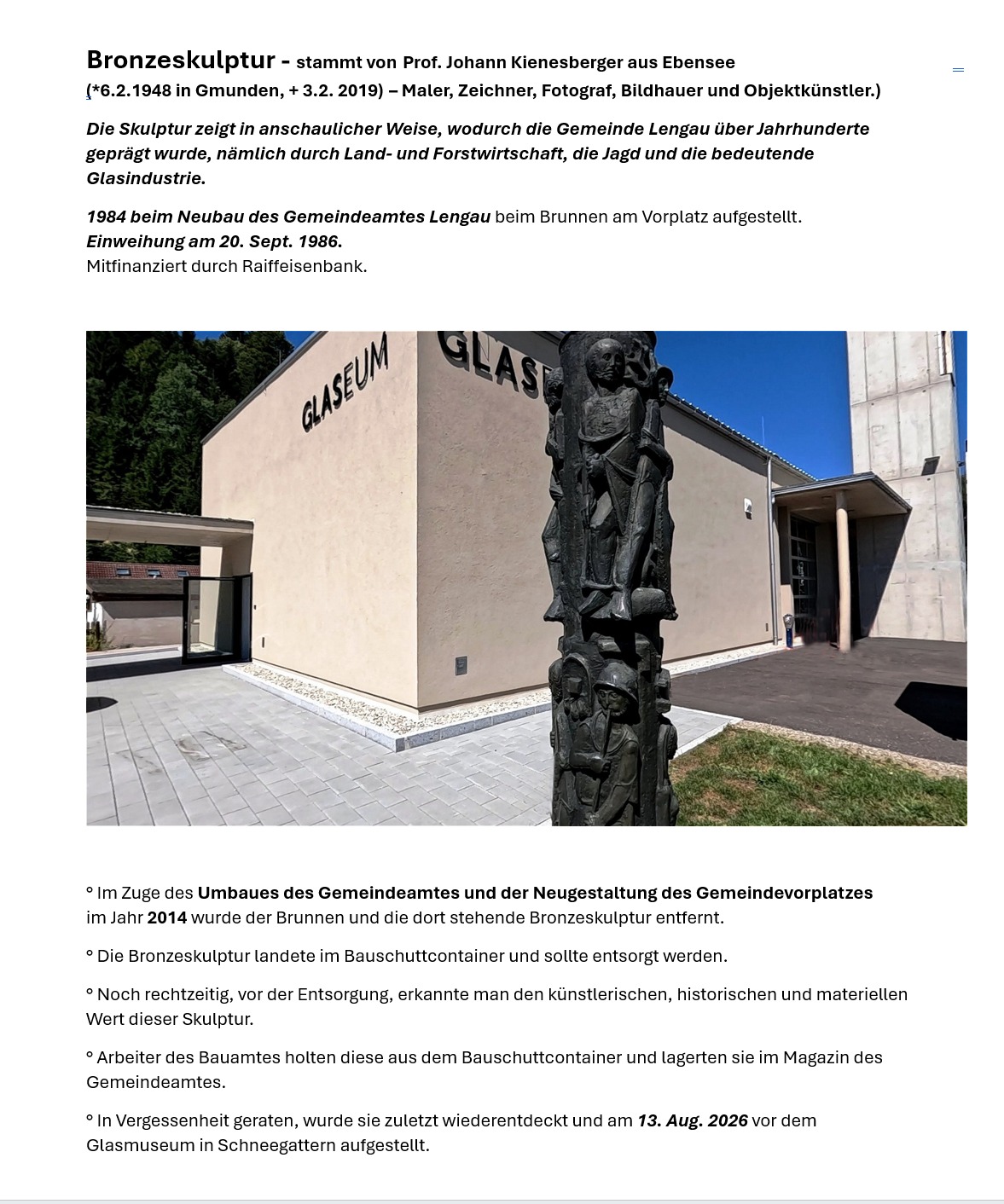 Geschichte der Bronzeskulptur