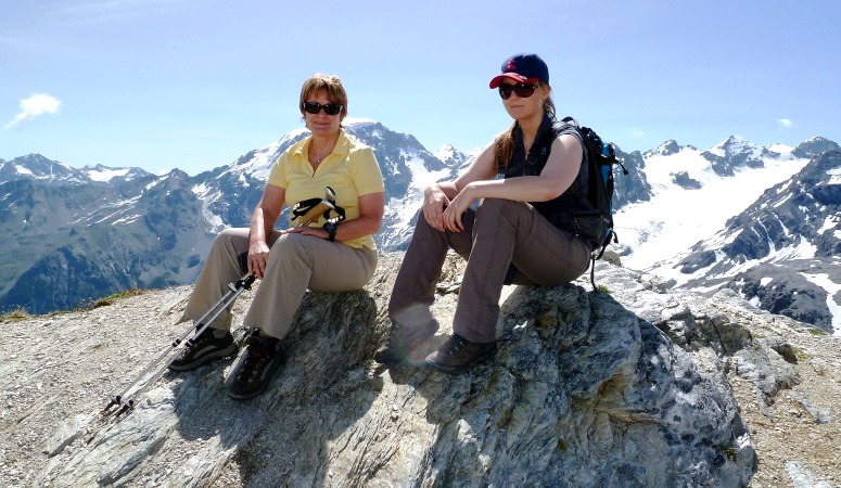 Rast auf "Augenhöhe" mit dem Ortler