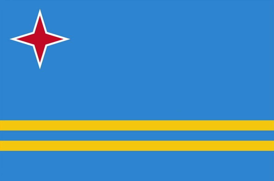 Aruba Flagge