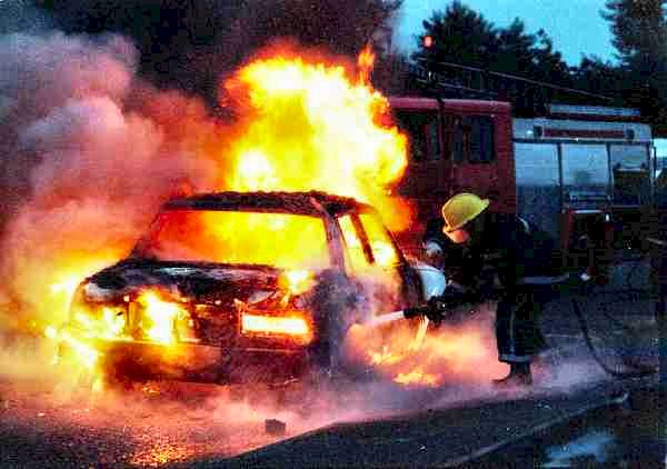 "Car Fire - Usually on the top of Tunstall Hill"
