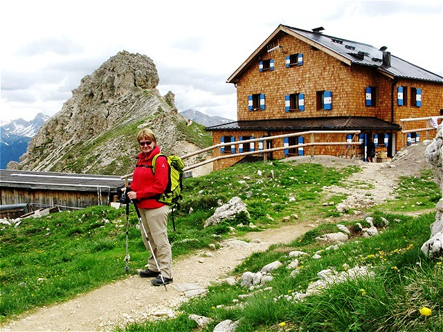 Vor der Rotwandhütte