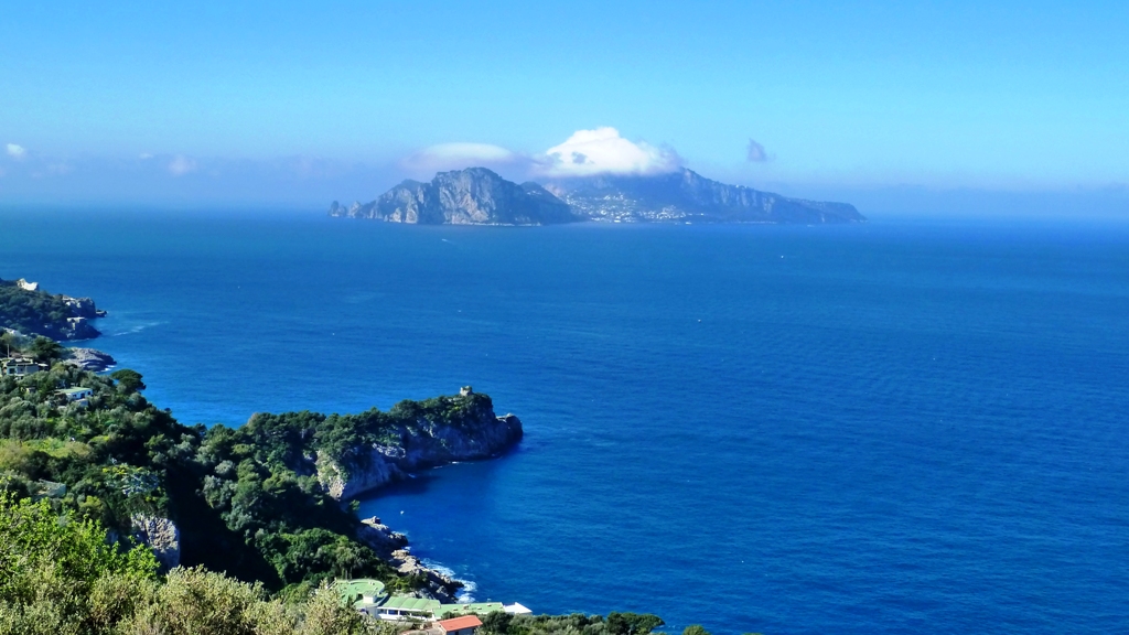 Anacapri mit Wolkenhaube