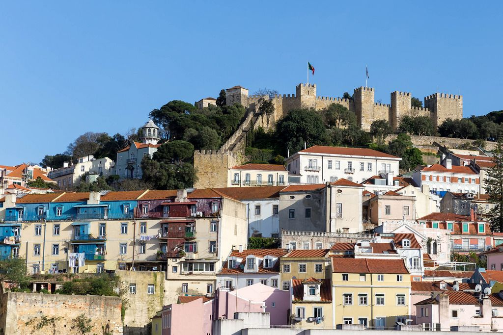 Über der Stadt thront das Castelo de São Jorge
